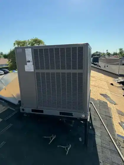 Rooftop AC Detach and Reset with ProWest Roofing